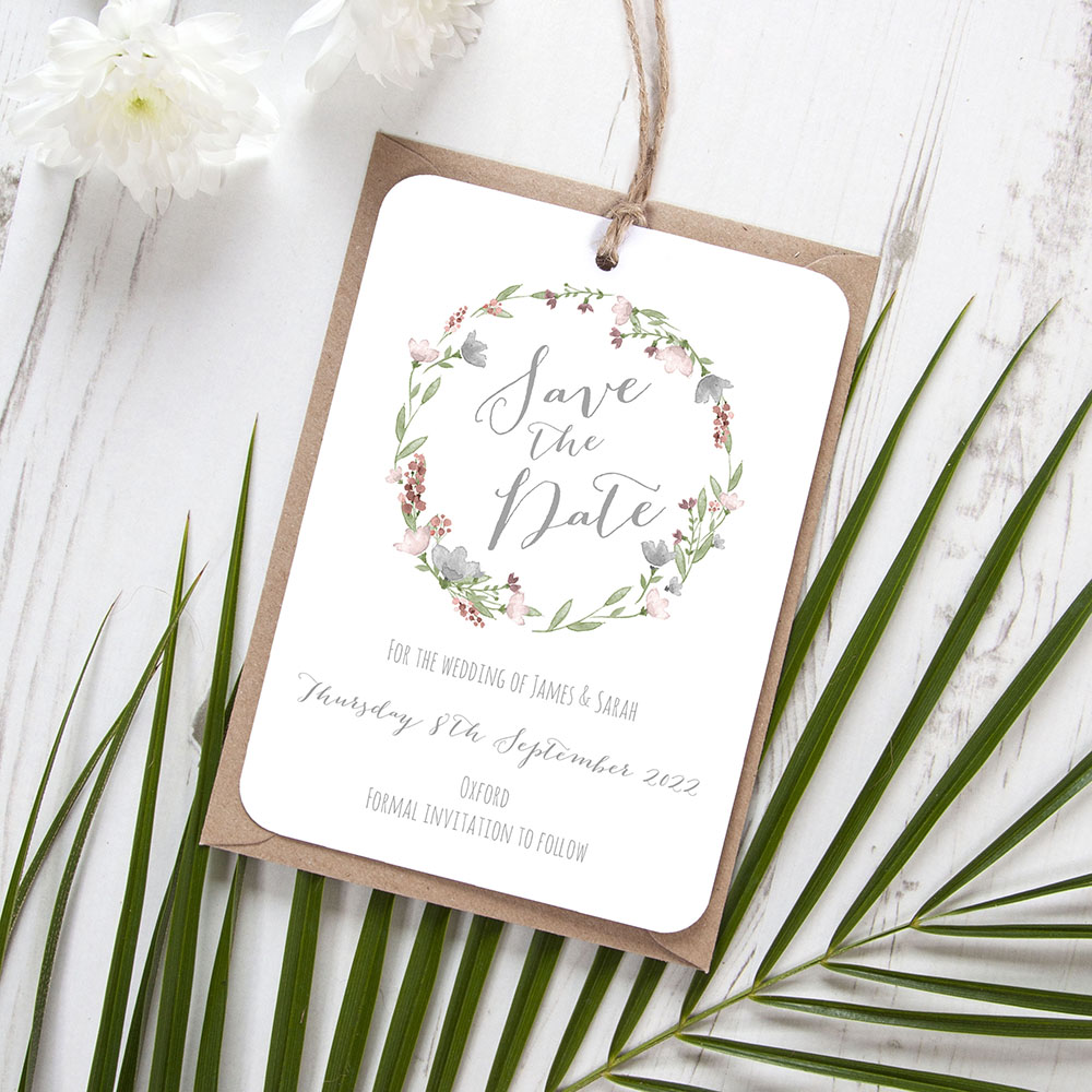 'Genevieve' Tag Save the Date Sample