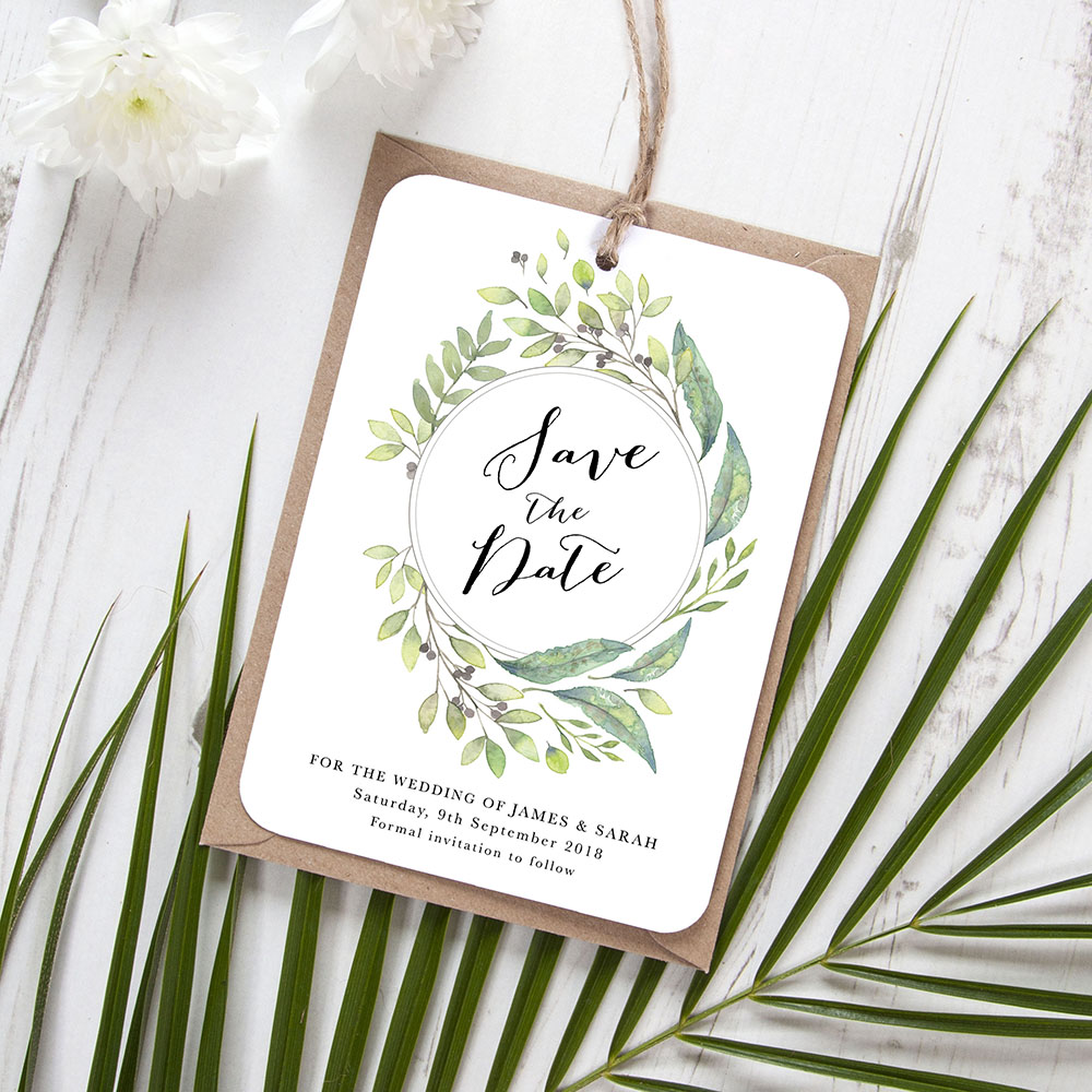 'Imogen' Save the Date Tag