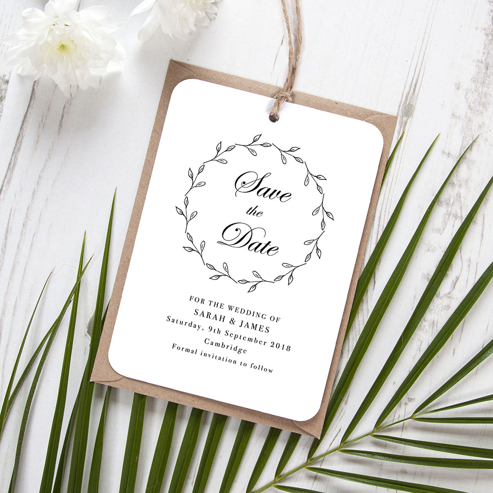 'Josephine' Tag Save the Date Sample