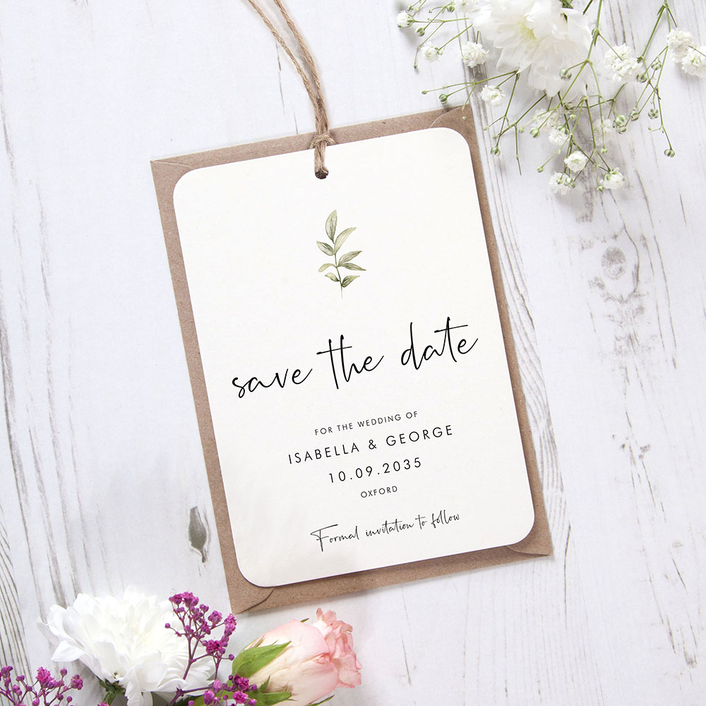 'Juliet' Tag Save the Date Sample