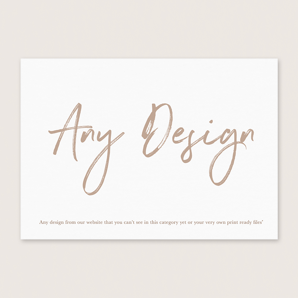 'ANY DESIGN' Save the Date