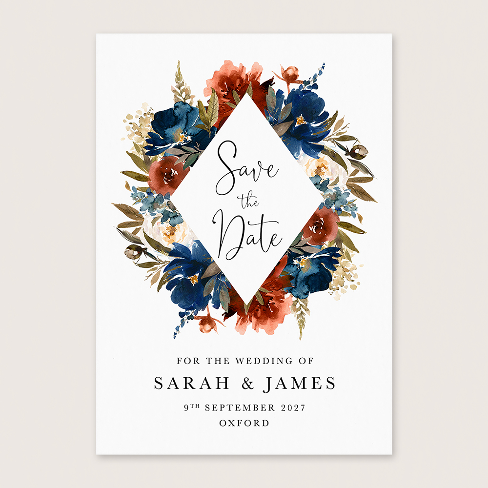 'Autumn Velvet' Save the Date