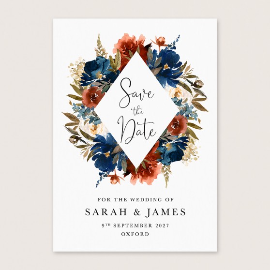 'Autumn Velvet' Save the Date