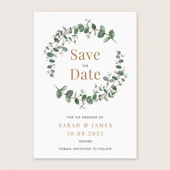 'Campagna Eucalyptus CP01' Save the Date