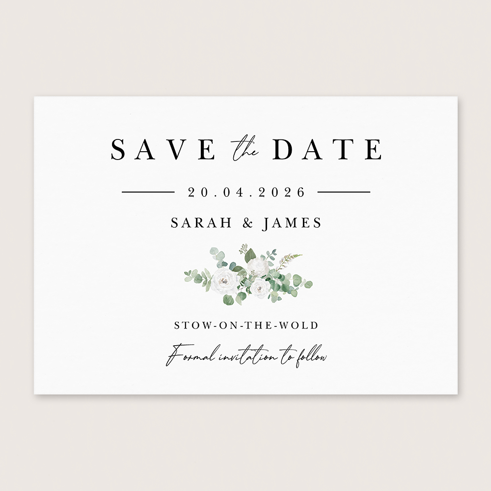 'Classic Eucalyptus CE18' Save the Date