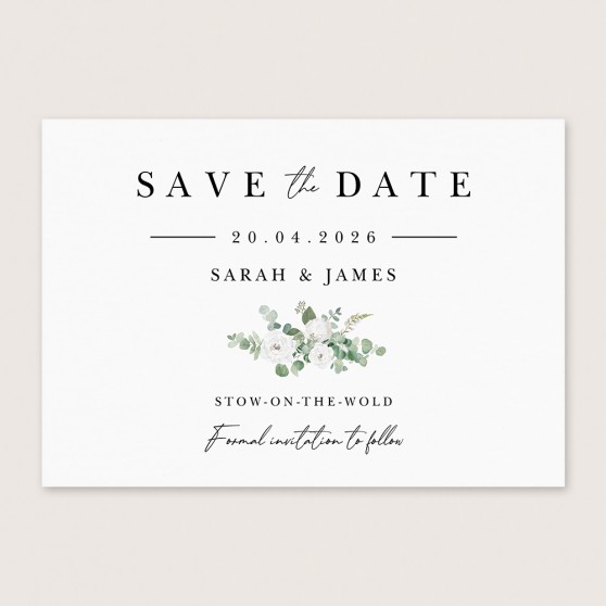 'Classic Eucalyptus CE18' Save the Date