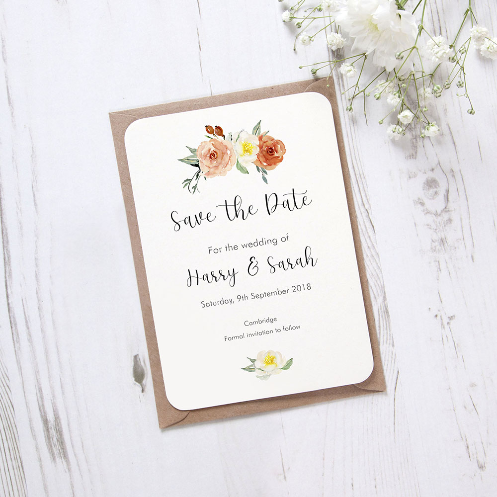 'Dahlia Rose' Save the Date