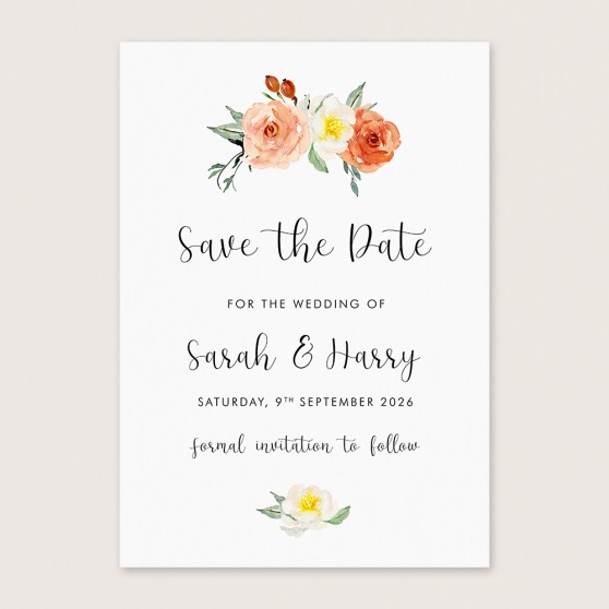 'Dahlia Rose' Save the Date