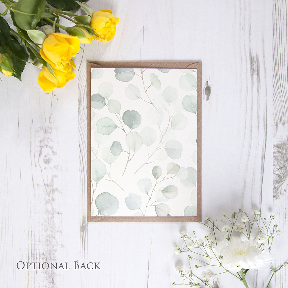 'Dreamy Eucalyptus DE11' Save the Date