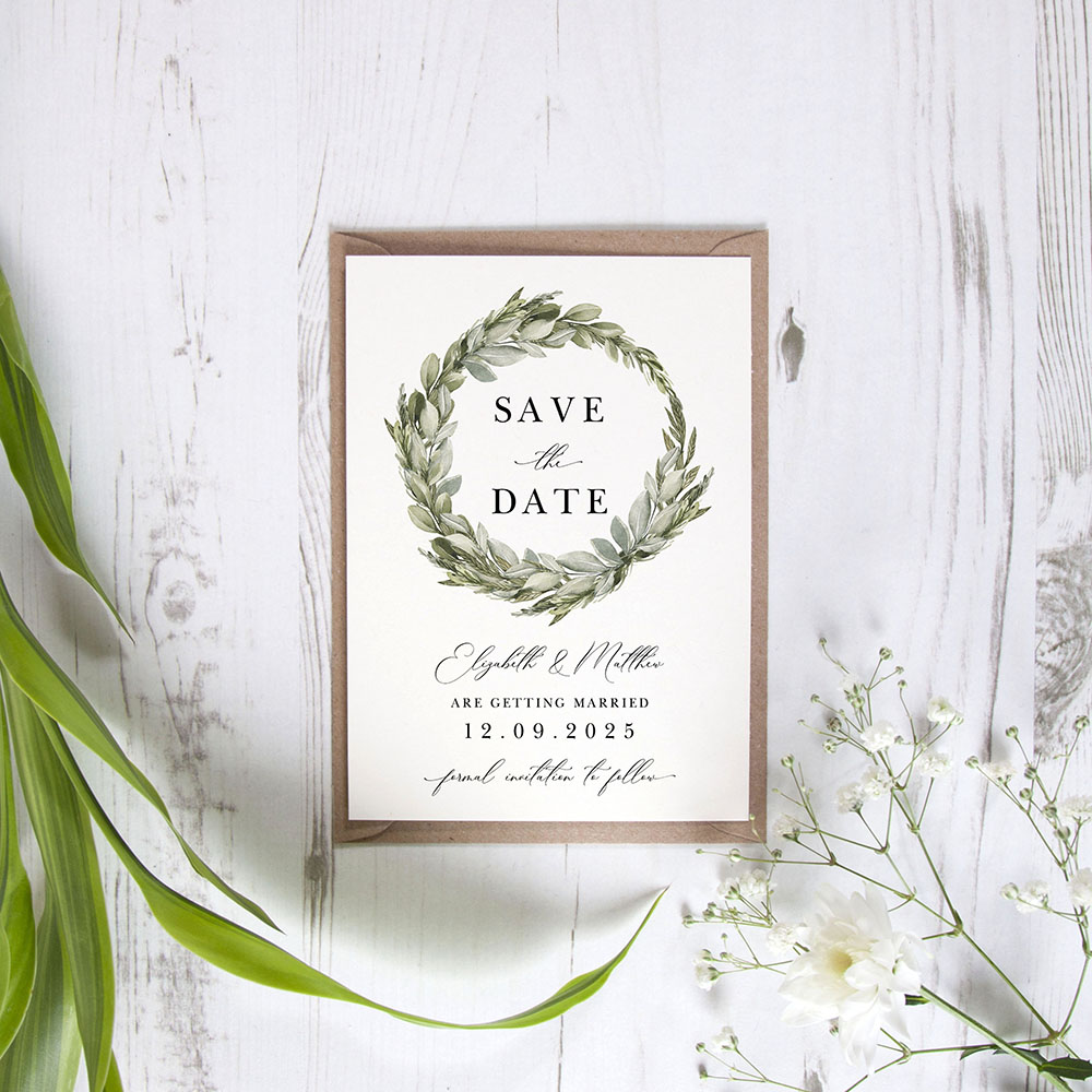 'Elegance' Save the Date Sample