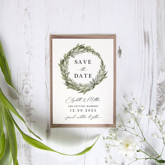 'Elegance' Save the Date Sample