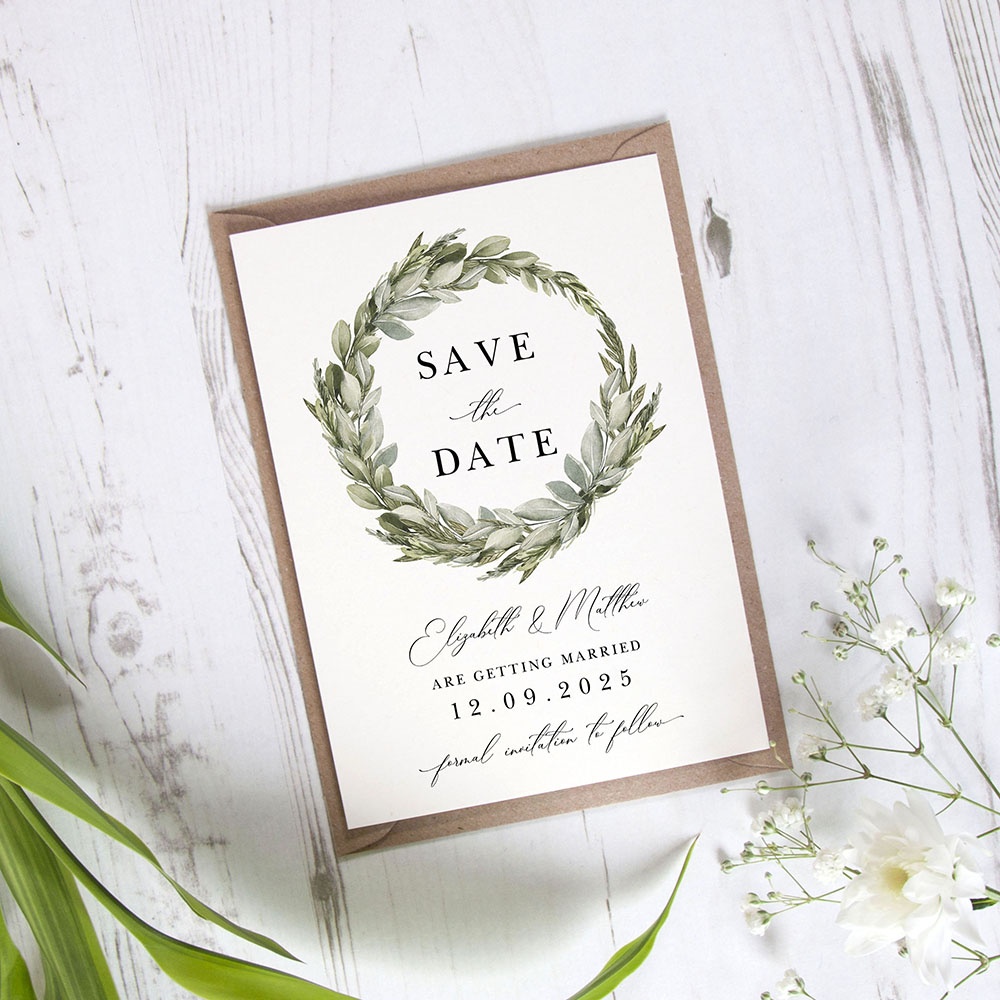 'Elegance' Save the Date Sample