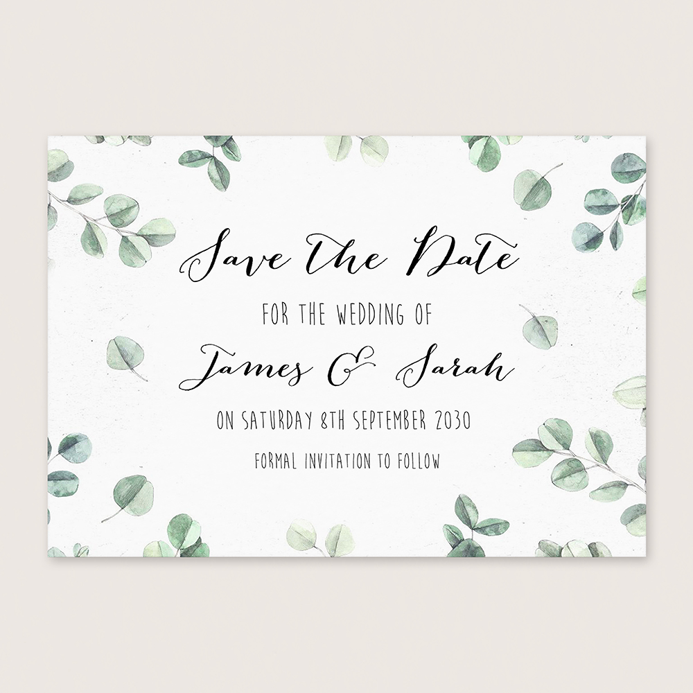 'Eucalyptus' Save the Date