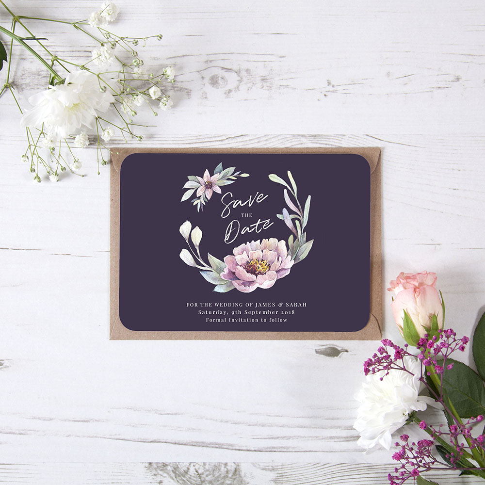 'Henrietta Dusk' Save the Date Sample