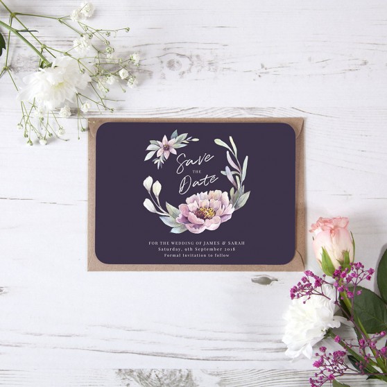 'Henrietta Dusk' Save the Date Sample