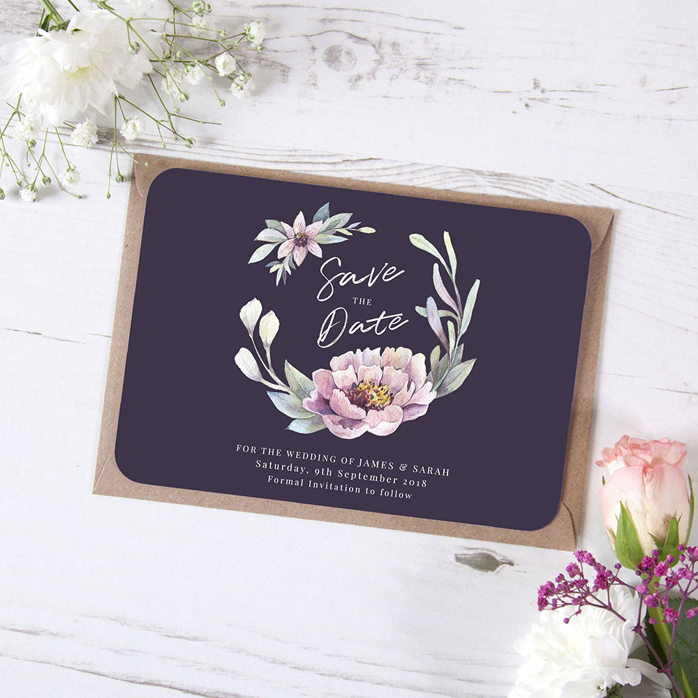 'Henrietta Dusk' Save the Date Sample