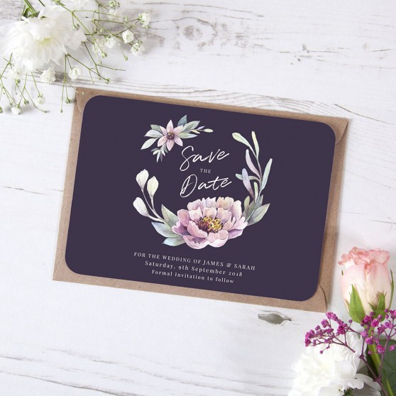 'Henrietta Dusk' Save the Date Sample