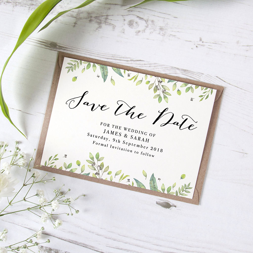 'Imogen Landscape' Save the Date Sample