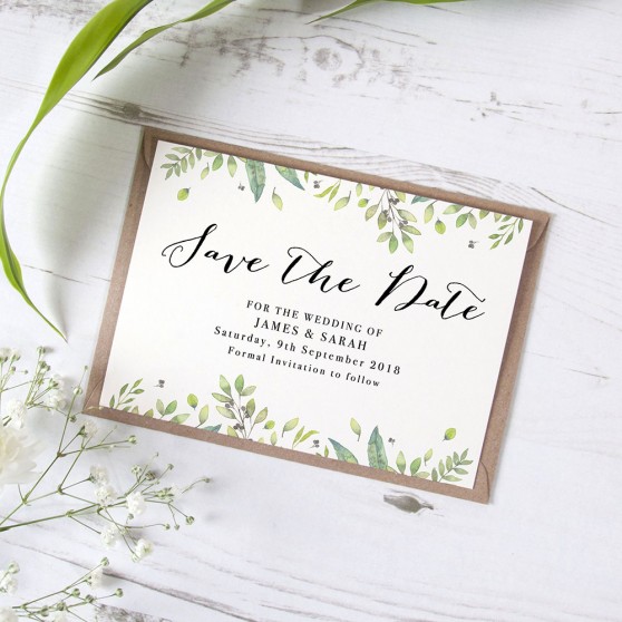 'Imogen Landscape' Save the Date Sample