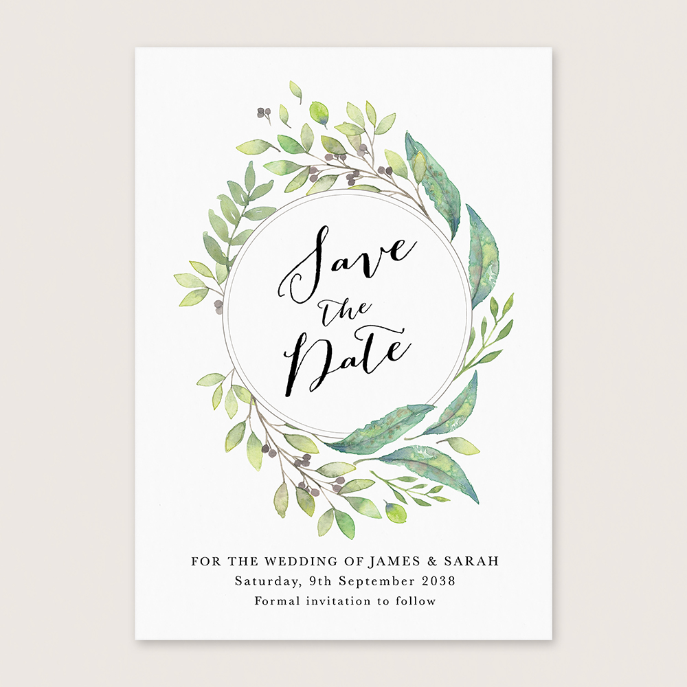 'Imogen Portrait' Save the Date