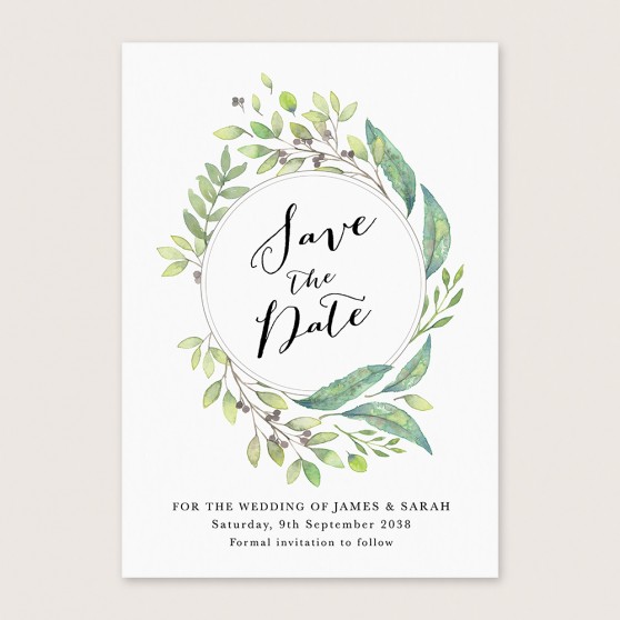 'Imogen Portrait' Save the Date