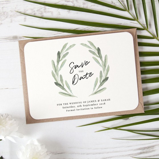 'Olive' Save the Date Sample