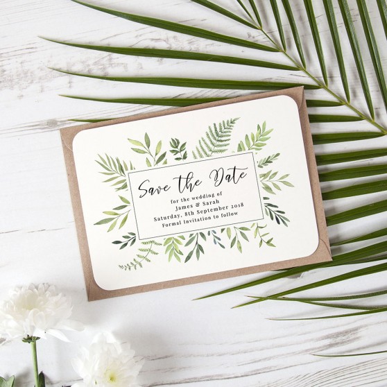 'Ophelia' Save the Date Sample