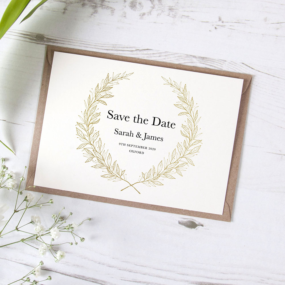 'Alice' Foil Save the Date