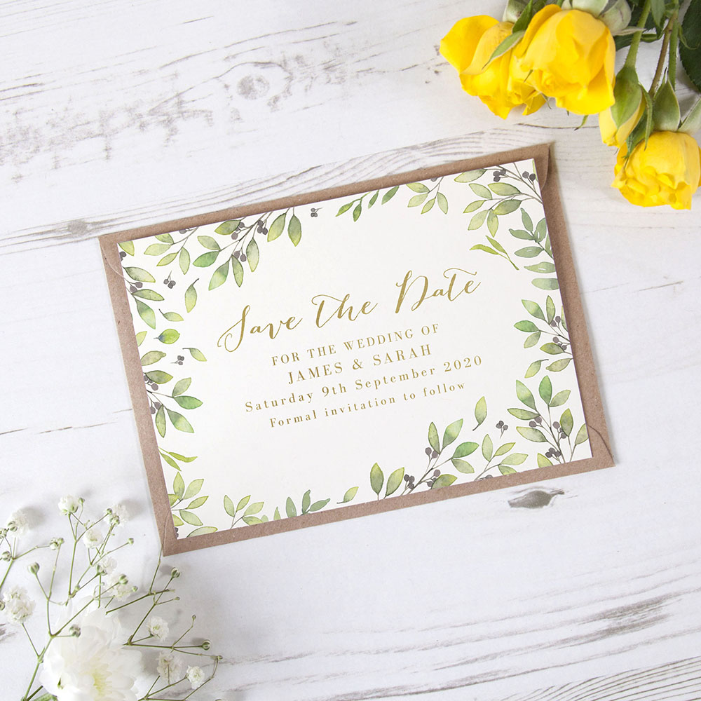 'Arabella' Foil Save the Date Sample