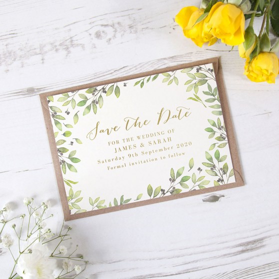 'Arabella' Foil Save the Date Sample