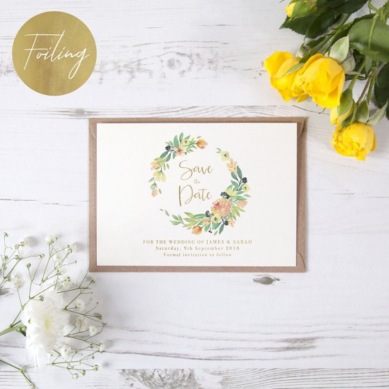 'Bella' Foil Save the Date