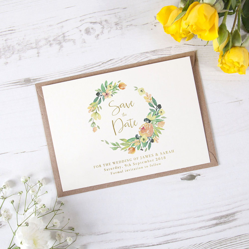 'Bella' Foil Save the Date