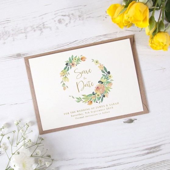 'Bella' Foil Save the Date