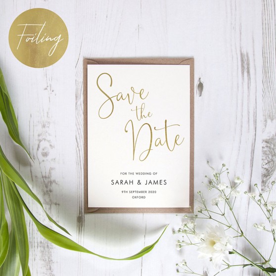'Charles Portrait' Foil Save the Date