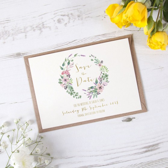 'Chloe' Foil Save the Date