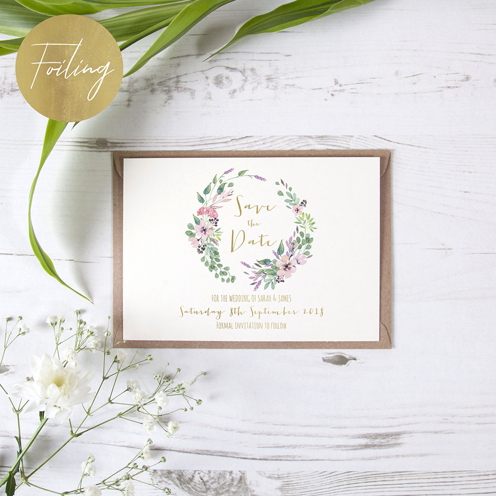 'Chloe' Foil Save the Date