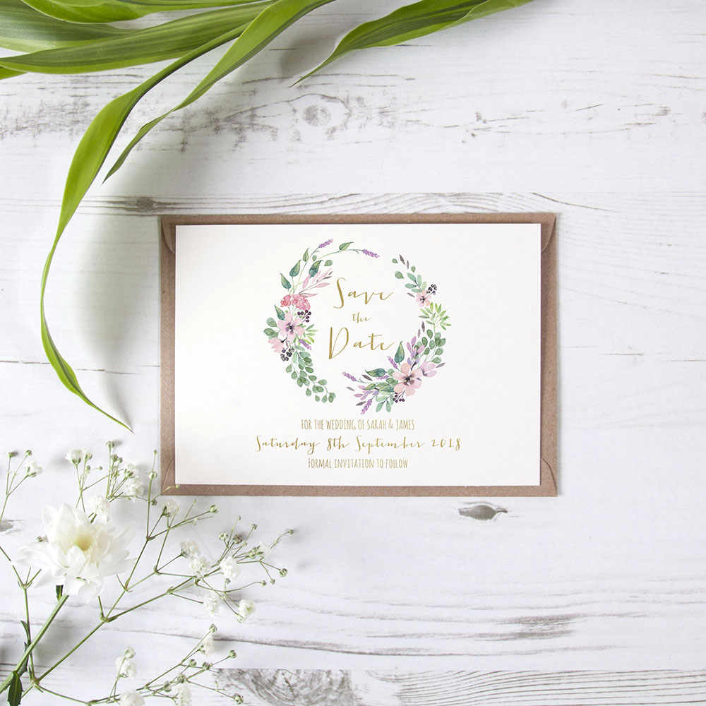 'Chloe' Foil Save the Date