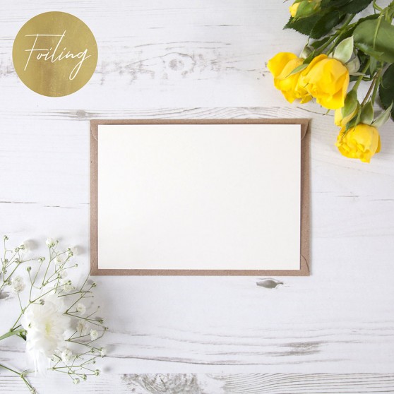 Custom 'Any Design' Foil Save the Date