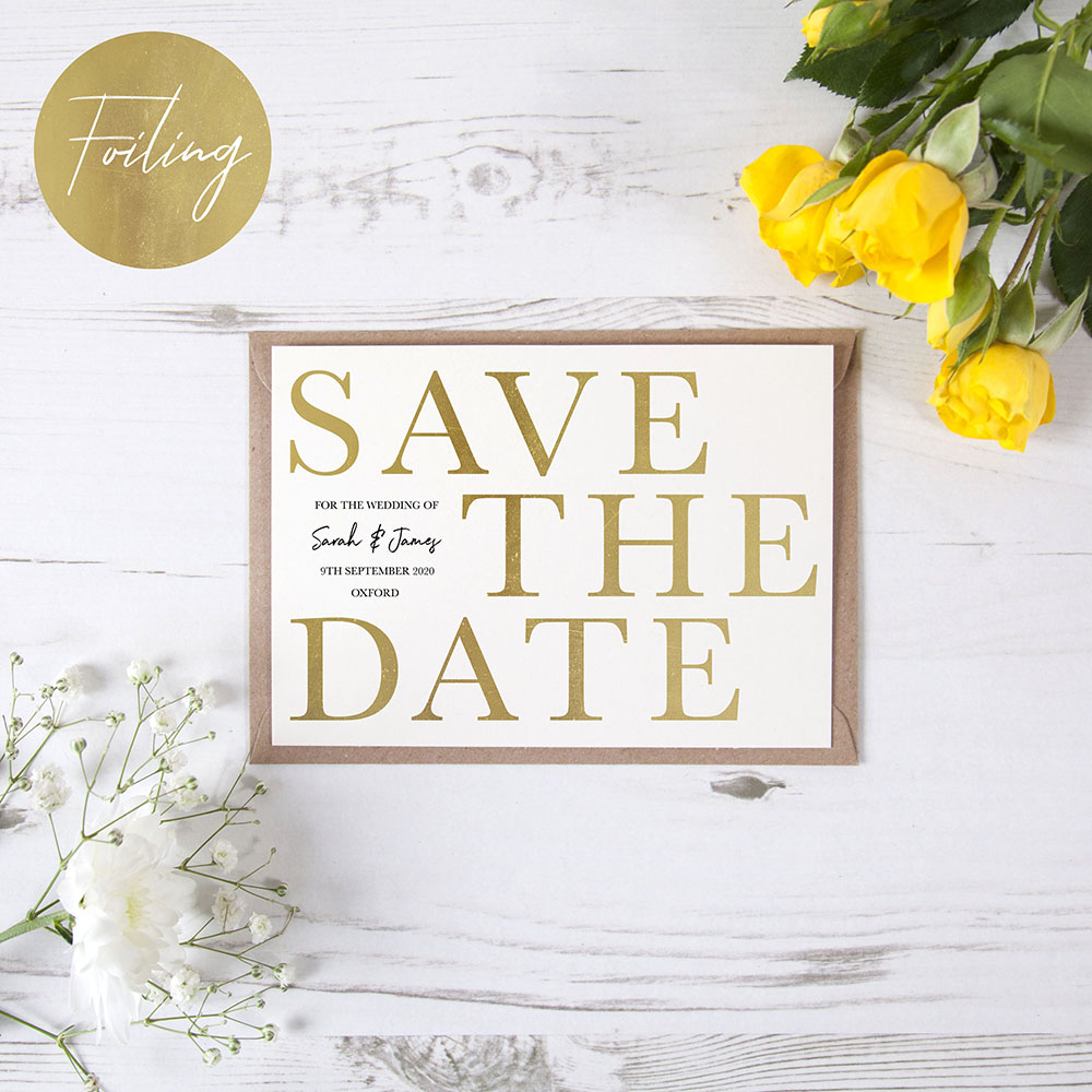 'Henry' Foil Save the Date