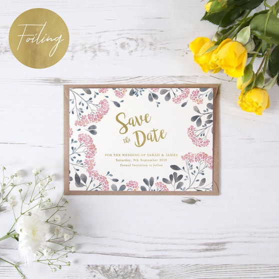 'Multi Felicity' Foil Save the Date