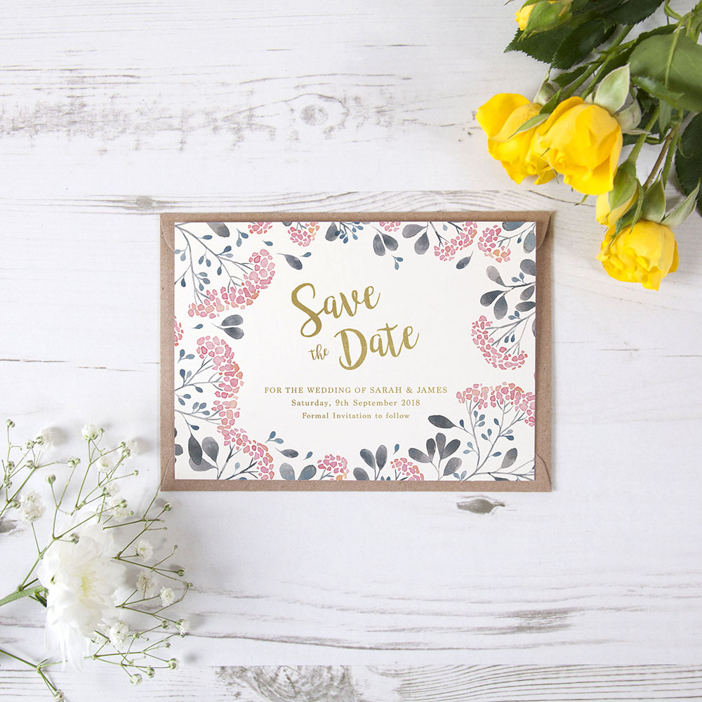 'Multi Felicity' Foil Save the Date