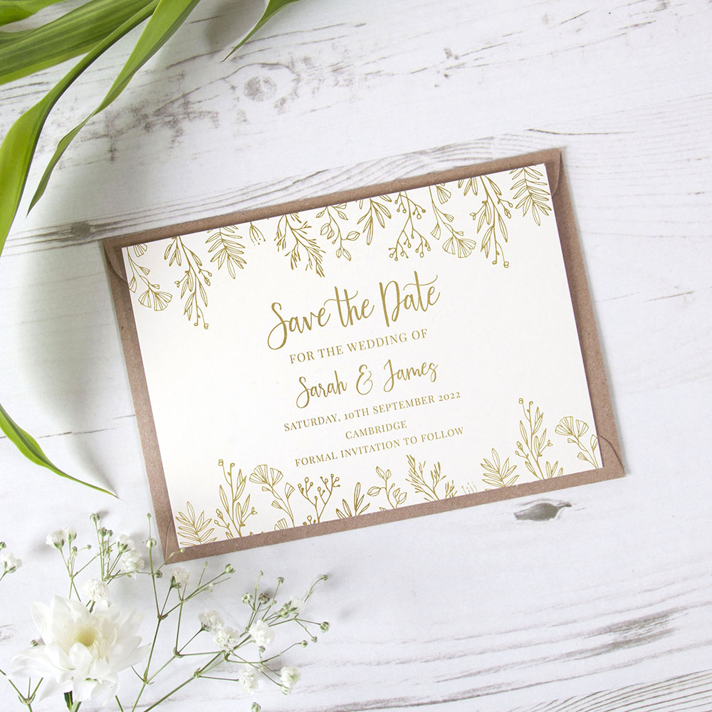 'Sophia' Foil Save the Date