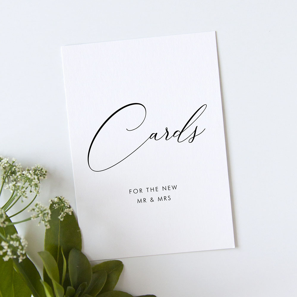 'Calligraphy 1' Cards & Gifts Sign - A5/A4/A3