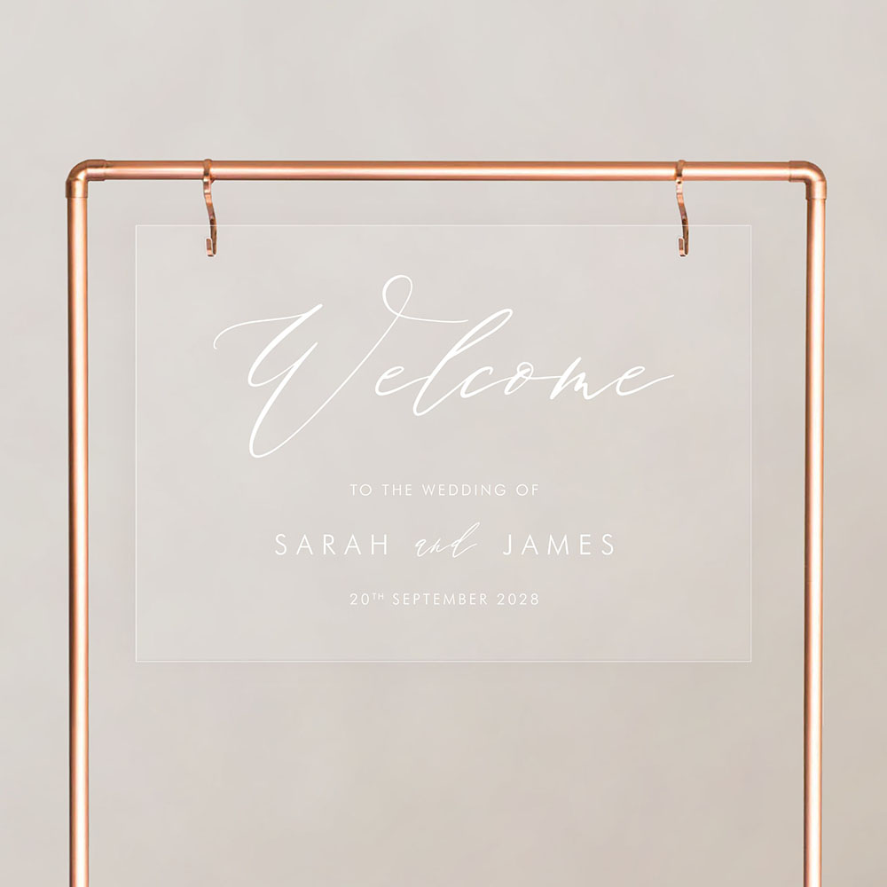 'Calligraphy 4' Welcome Sign A2/A1