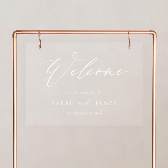 'Calligraphy 4' Welcome Sign A2/A1