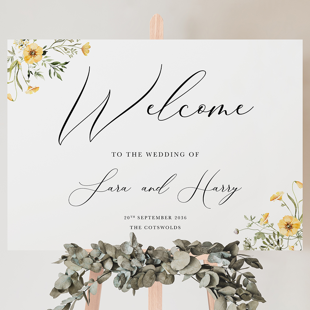 'Spring Collection SC10' Welcome Sign A2/A1