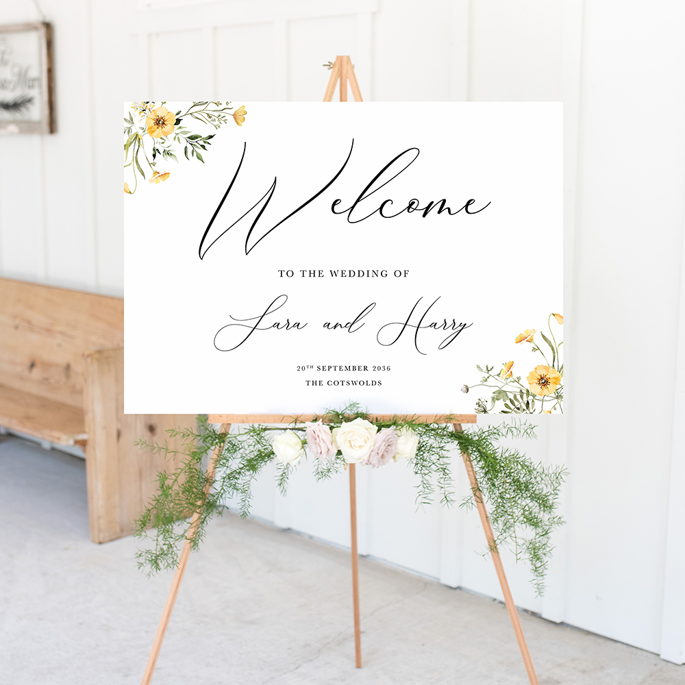 'Spring Collection SC10' Welcome Sign A2/A1