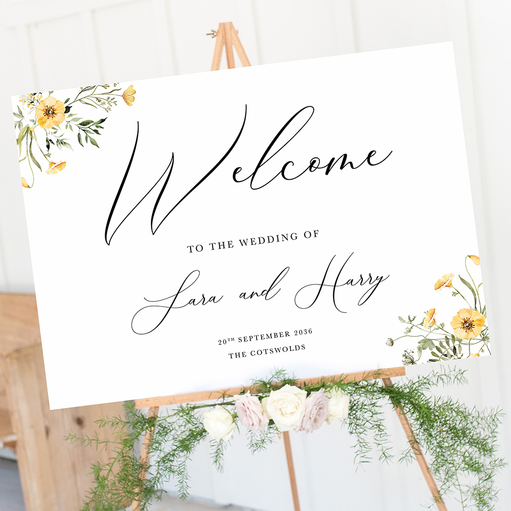 'Spring Collection SC10' Welcome Sign A2/A1