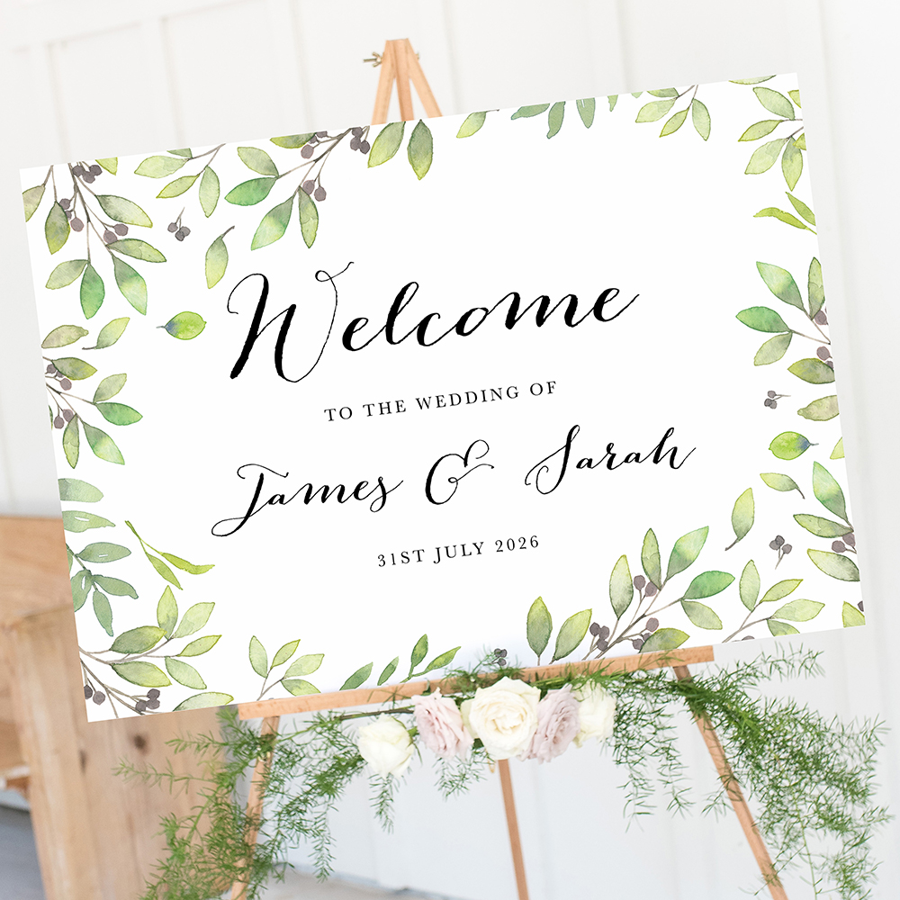 'Arabella' Welcome Sign A2/A1