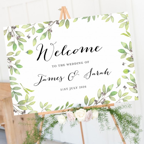 'Arabella' Welcome Sign A2/A1